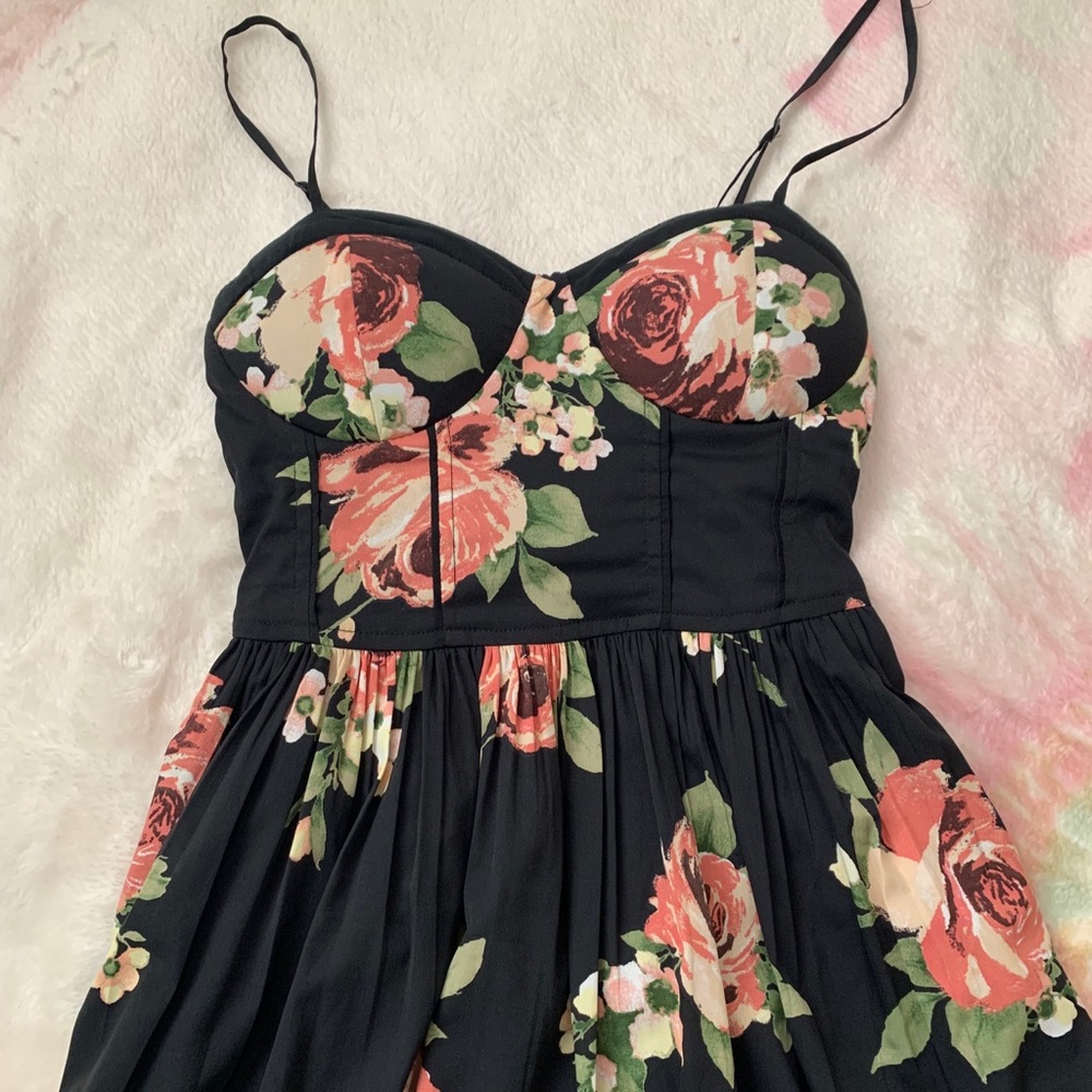 Floral mini dress